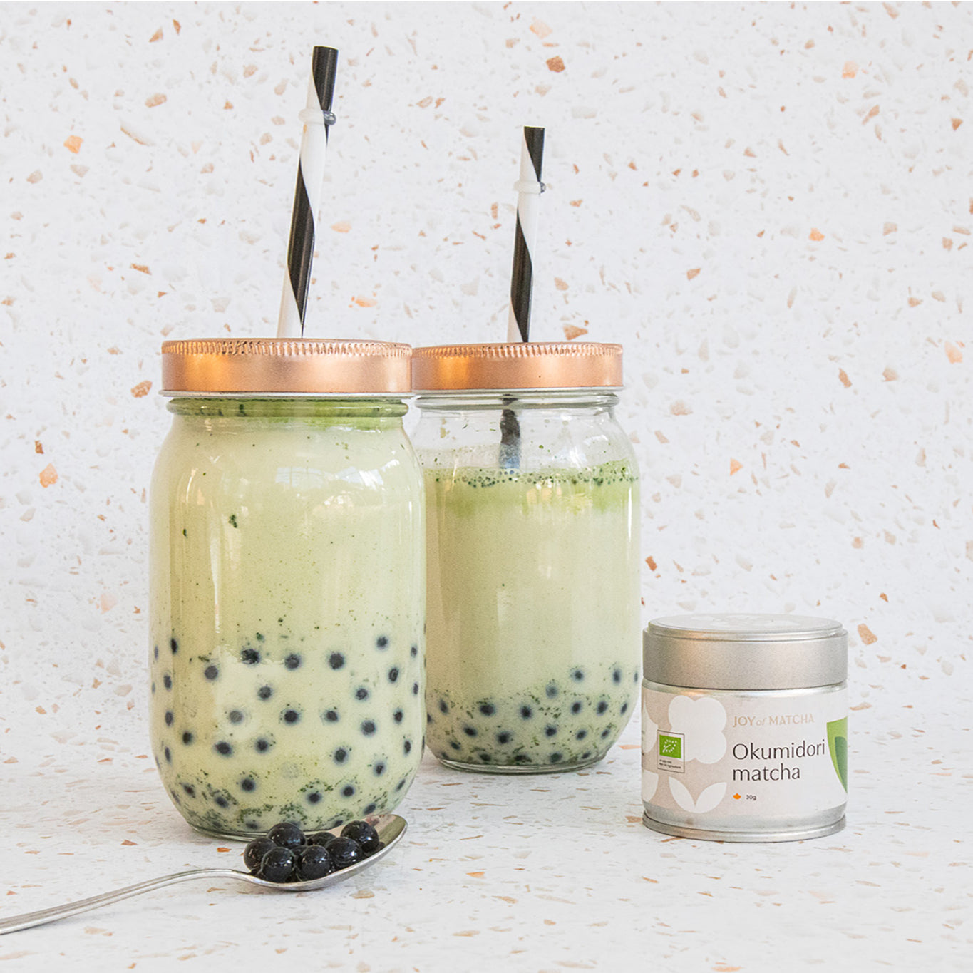 Bubble tea met matcha