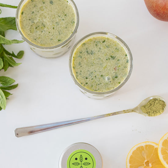Detox smoothie met matcha
