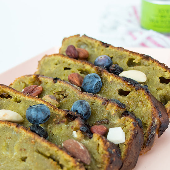 Bananenbrood met matcha