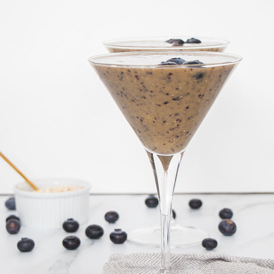 Matcha bosbessen smoothie