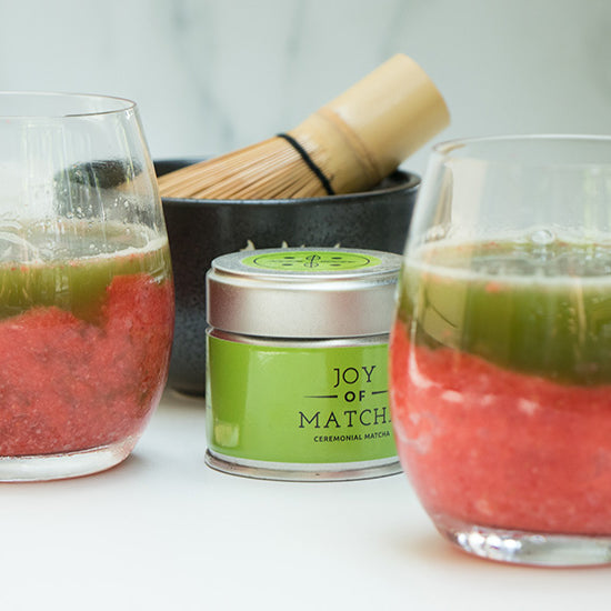 Slush Puppie met matcha