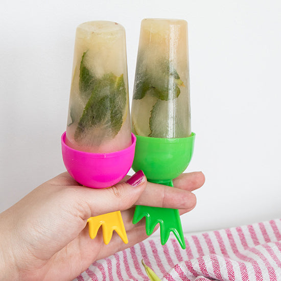 Waterijsjes met groene thee en mango