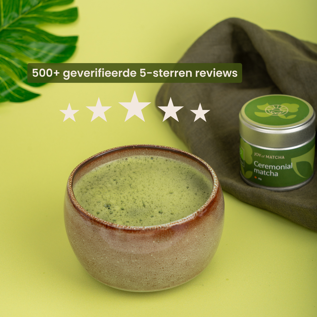 Authentieke Japanse matcha kom chawan handgemaakt keramiek traditionele theeceremonie