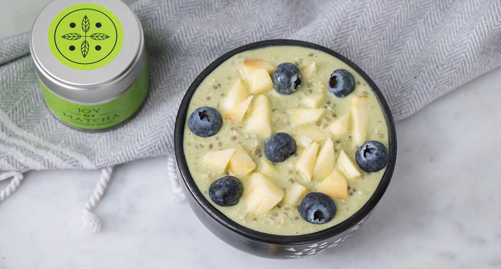 Havermout Matcha ontbijt recept