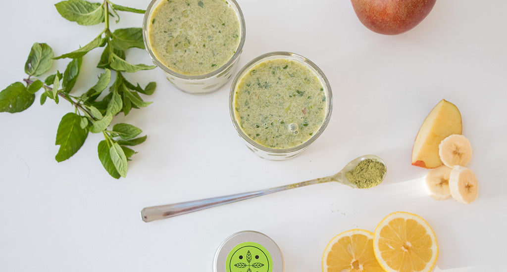 Detox smoothie met matcha