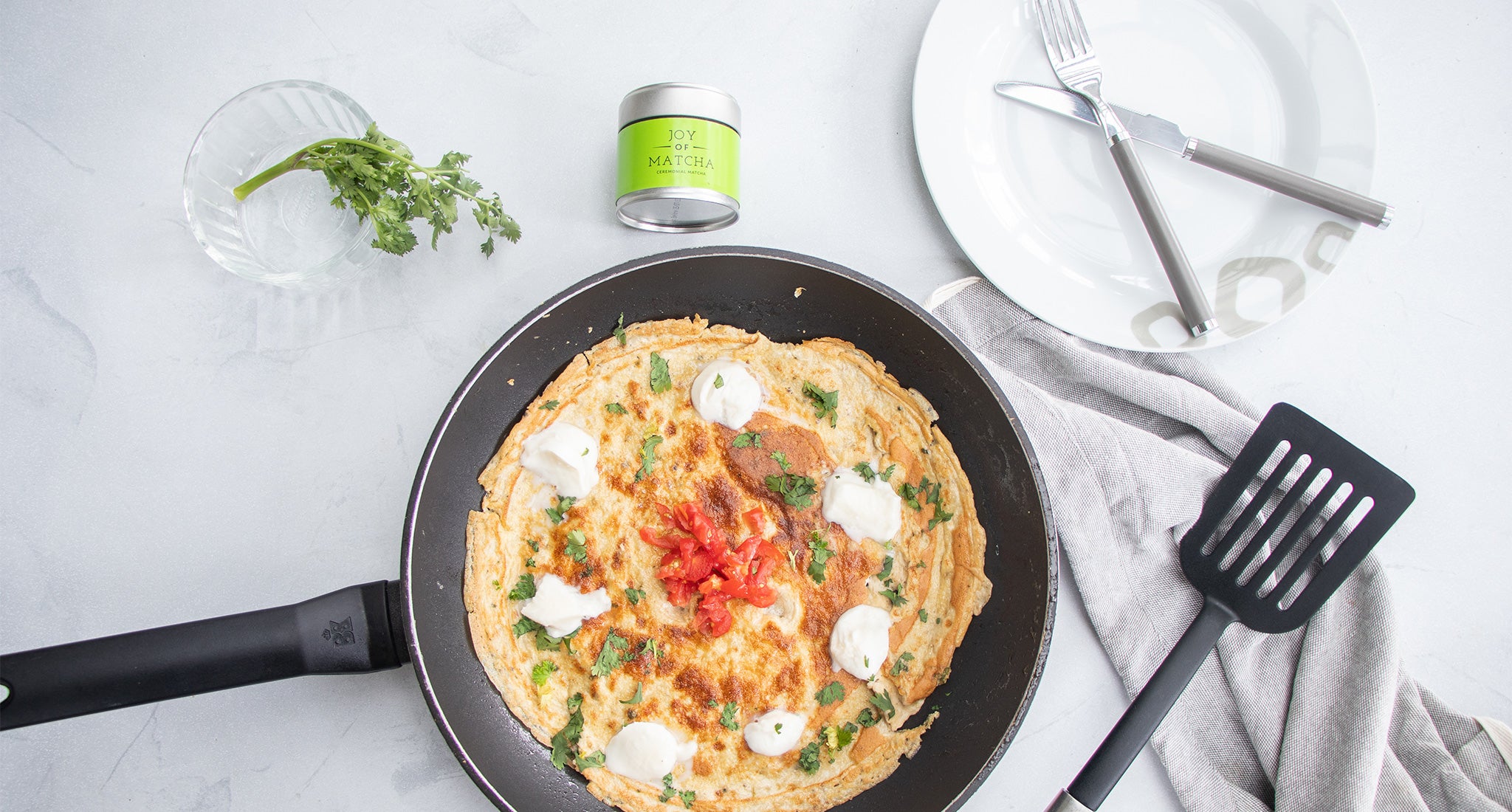 omelet met mozzarella