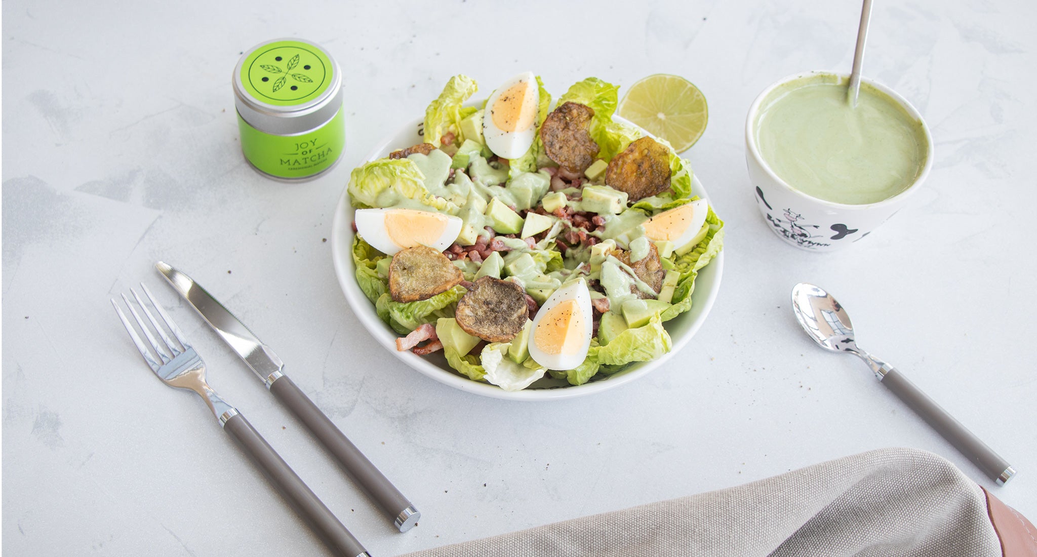 Salade met krokante spek