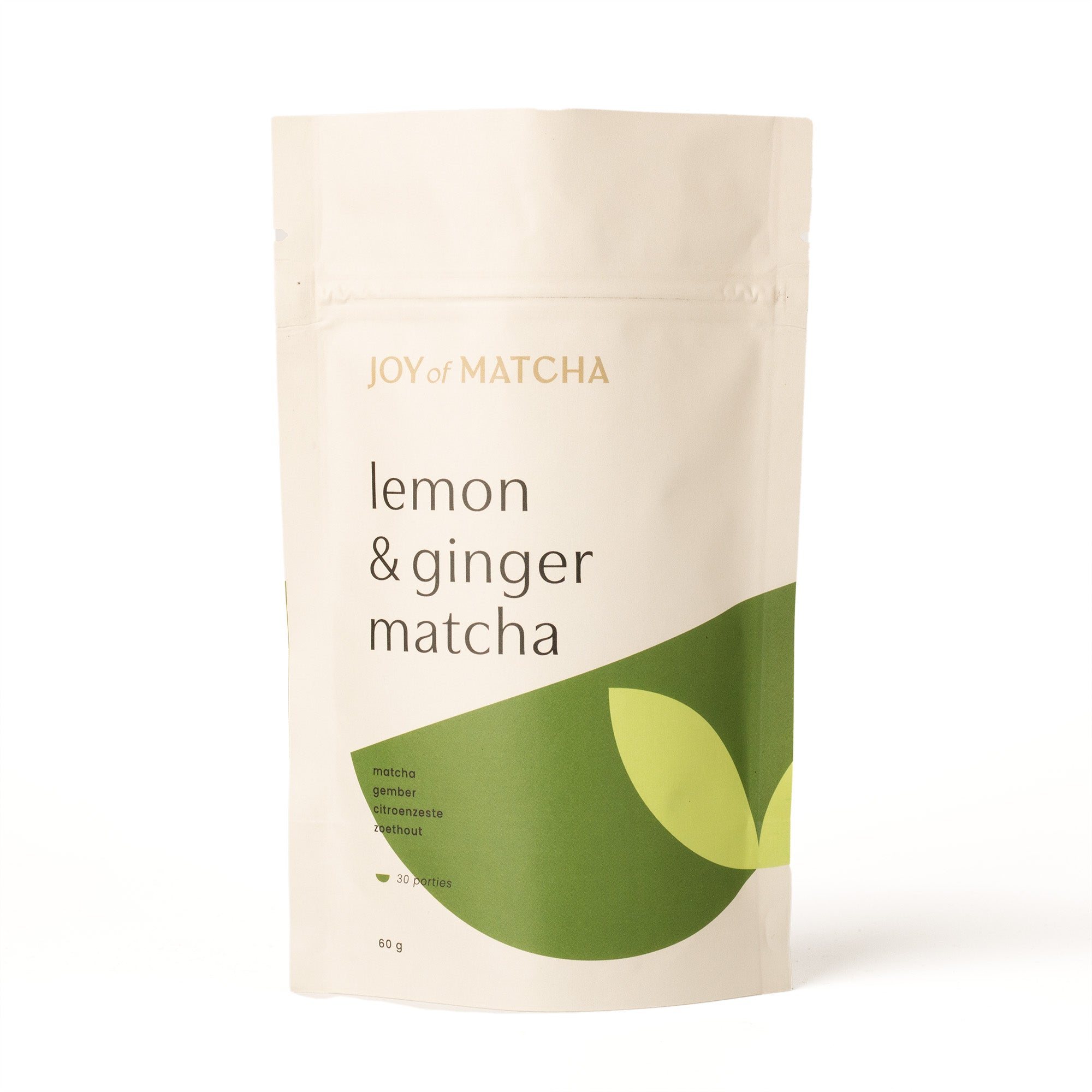 Lemon & Ginger Matcha - Verfrissende Mocktail met Limoen en Gember
