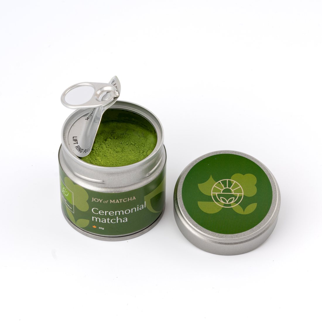 Joy of Matcha blik met verse matcha